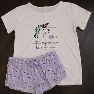 Forever 21 "I'm a unicone!" PJ set